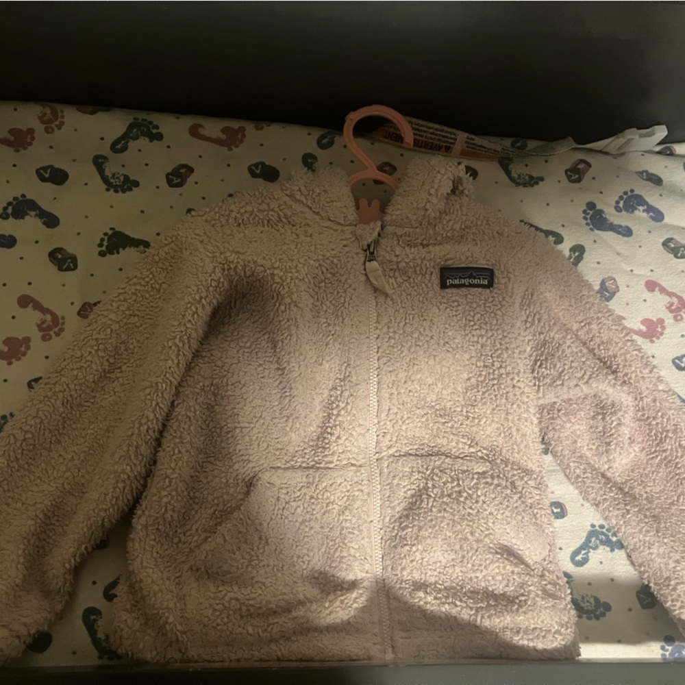 Patagonia Kids Sherpa Fleece Jacket - light pink